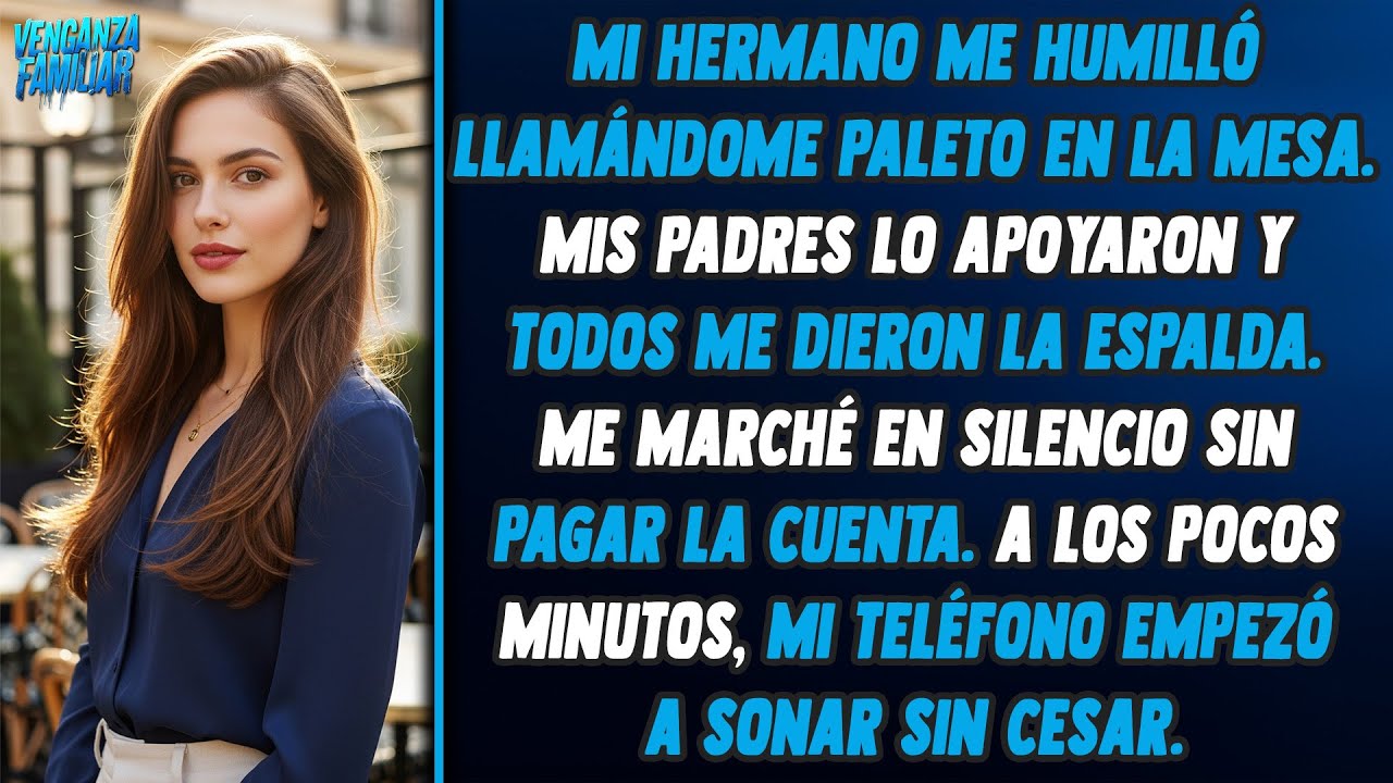 Mi hermano me apartó de la cena, llamándome paleto de campo. ¡No tenían idea!