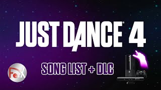 Just Dance 4  Song List + DLC + Extras [Xbox 360]