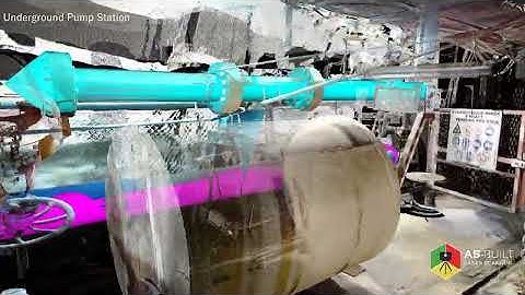 Another underground Pump station piping as-built drawings.