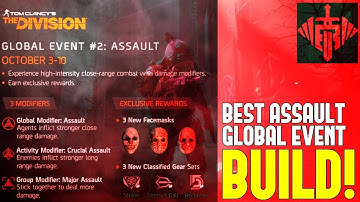 The Division: BEST "ASSAULT" GLOBAL EVENT BUILD! High DPS, Toughness & Skillpower!