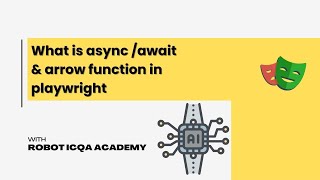 Async/Await &amp; Arrow Functions in Playwright Explained! 🚀 #Shorts