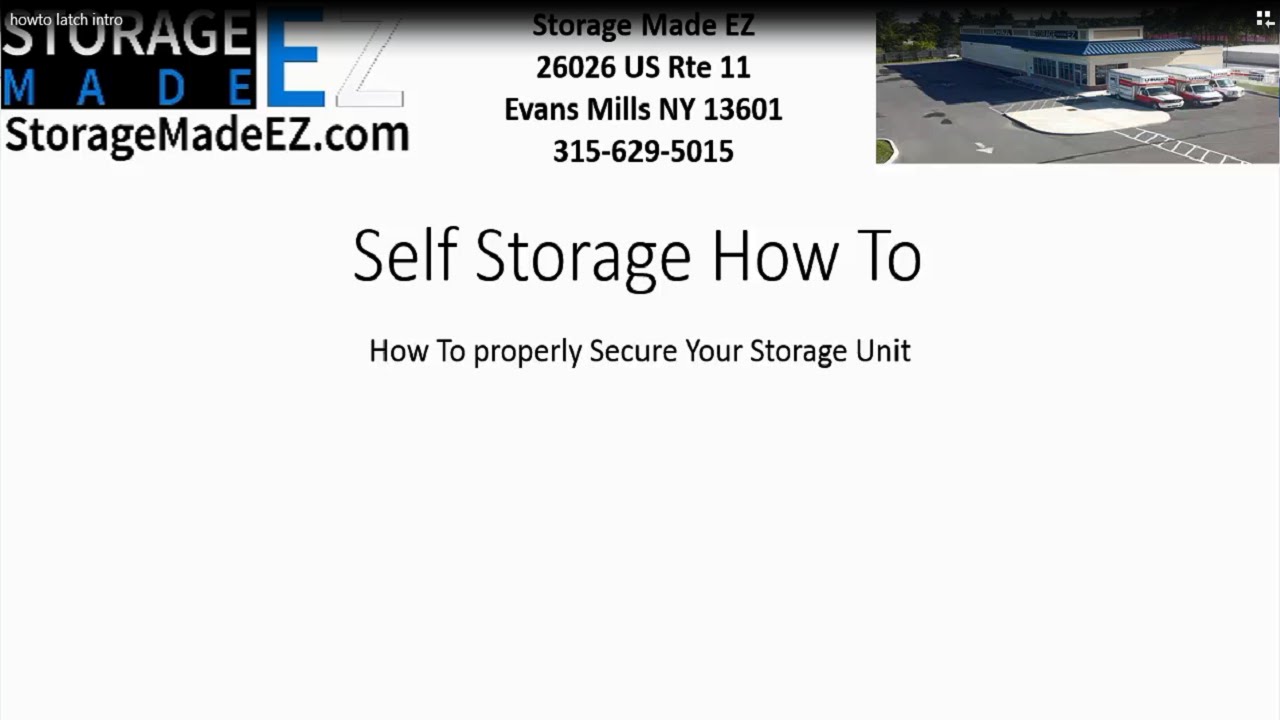 How to Pay Your Self Storage Unit Online YouTube