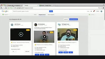 Tutorial - Recording Google Presentation with Hang Out On Air