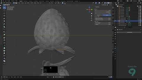 Blender Berry Asset Tutorial 🍓 | Modeling + Material for Beginners