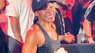 Alycia Baumgardner Immediately After Dropping & Beating Leïla Beaudoin