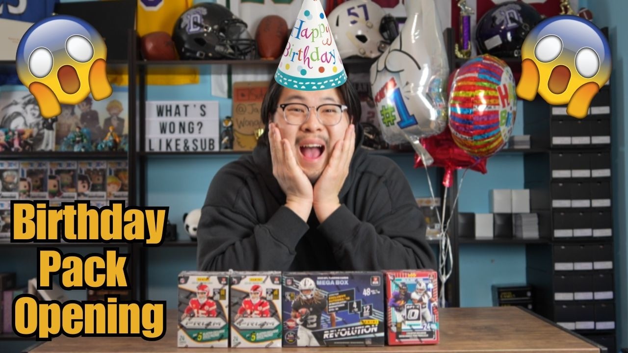 BIRTHDAY PACK OPENING! 🎉 Prizm, Optic & Revolution… DID I PULL HEAT!? 🔥🏈