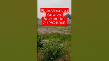 Plot In Jaisinghpura Mansarovar Extension Jaipur #shorts #viral #trending #viralvideo #viralshorts