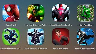 The Amazing Spider-Man 2,Monster Superhero Hero Fight,Mission Rescue Superhero,Spider Hero Fighter screenshot 4