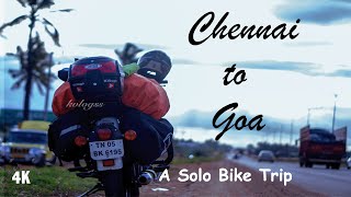 Chennai to Goa Solo Bike Trip | Royal Enfield Classic 350 | MotoVlog | Monsoon Ride | Goa Trip 2022