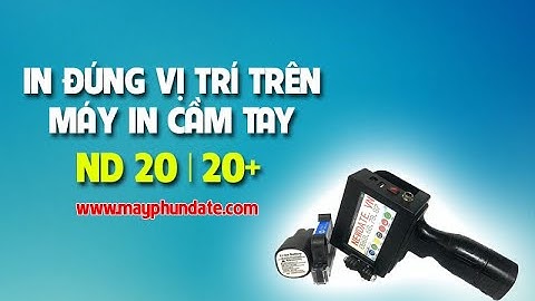 Máy in date cầm tay in trên chai lọ hộp tròn. Hướng dẩn kỷ thuật in date, in logo theo chiều cong.