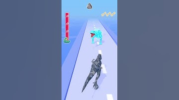 Dino Evolution Run 3D Shorts Gameplay Level 3 #shorts #dinoevolution3D