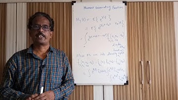 Moment Generating Functions|| Part 2 || in English