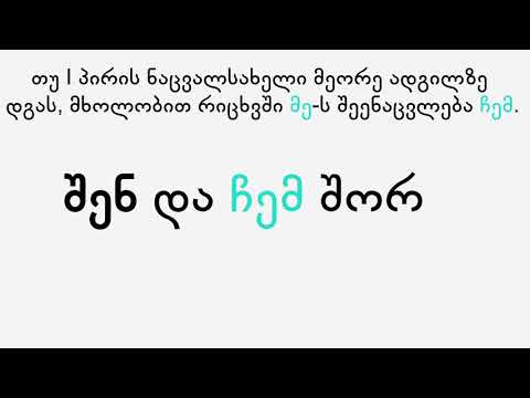 „და“ კავშირით შეერთებული I და II პირის ნაცვალსახელები + თანდებული