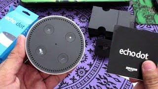 Amazon Echo Dot 2nd gen Unboxing Review & Complete Setup Tutorial And Test