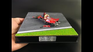 Gilles Villeneuve Diorama Imola 