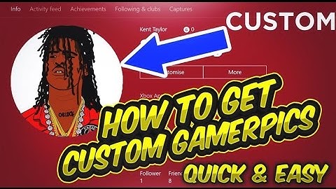 CUSTOM GAMERPIC XBOX 1 AND RESIZE IMAGE FULL TUTORIAL EASY 5MIN!! *MUST WATCH