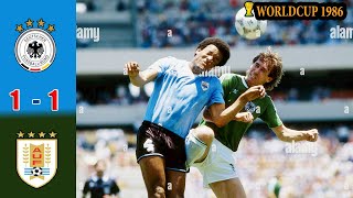 1986 Germany vs Uruguay 1 - 1 | All Goals & Highlights 1986 WorldCup - HD720p