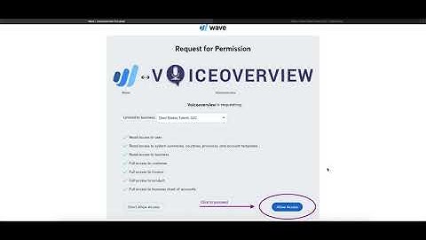 Waveapps Invoicing : Video 1 - Linking to Waveapps (for NEW users)