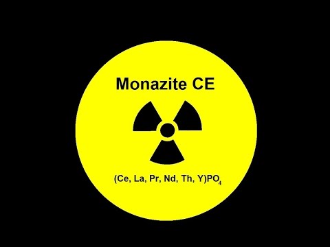 Radioactive Monazite Tested!
