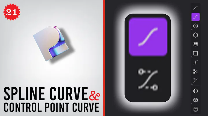 Plasticity Tip No. 21 - Spline curve, control point curve & joined curve transition