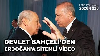 DEVLET BAHÇELİ’DEN ERDOĞAN’A “SÖYLETEN SENSİN!” SİTEMLİ VİDEO!