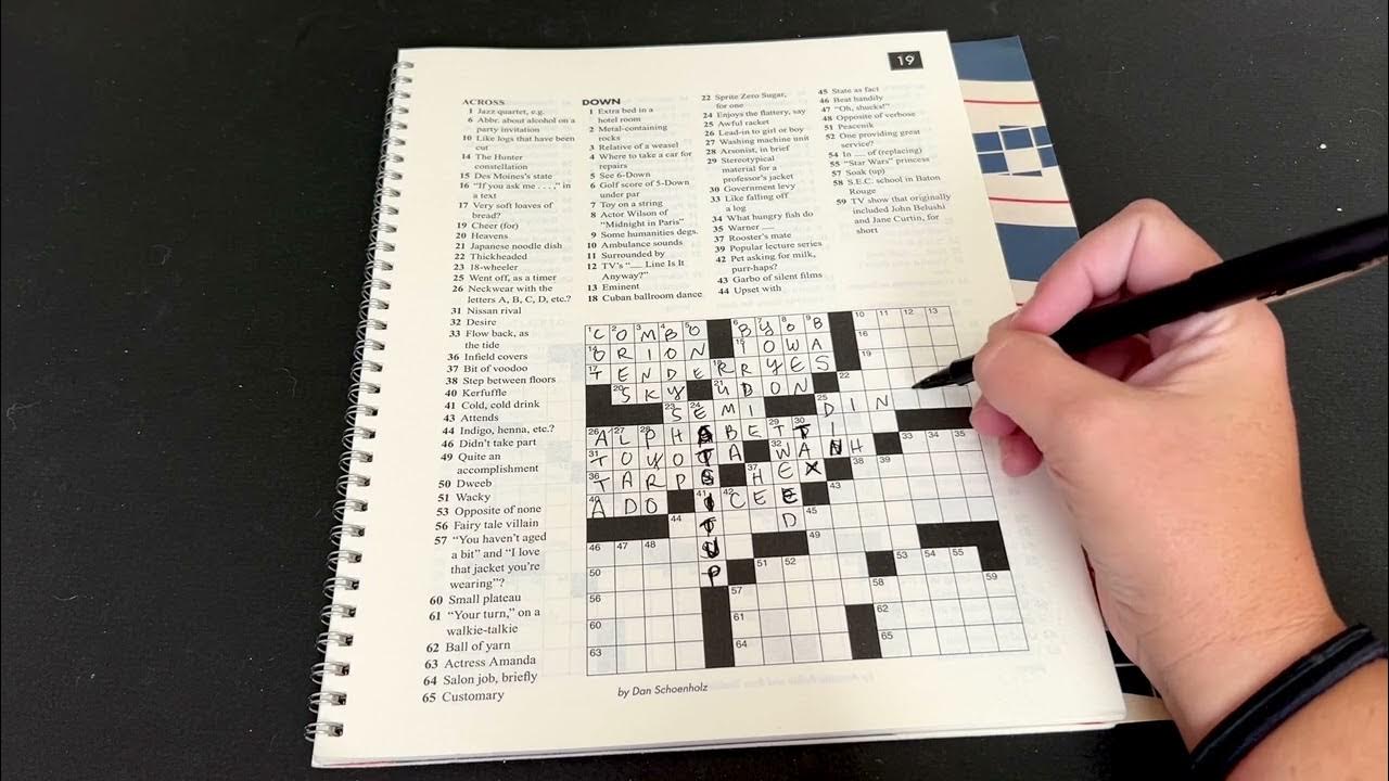 ASMR NYTimes Crossword whisper YouTube