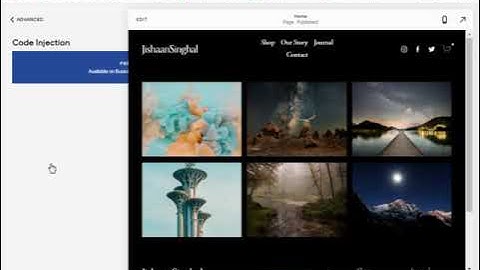 How to add preloader on Squarespace website by custom code with freelancer jishaansinghal