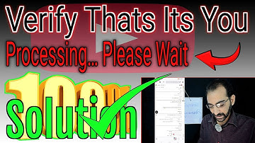 Processing Please Wait Youtube Studio Problem 》Solution / Fix 💯%