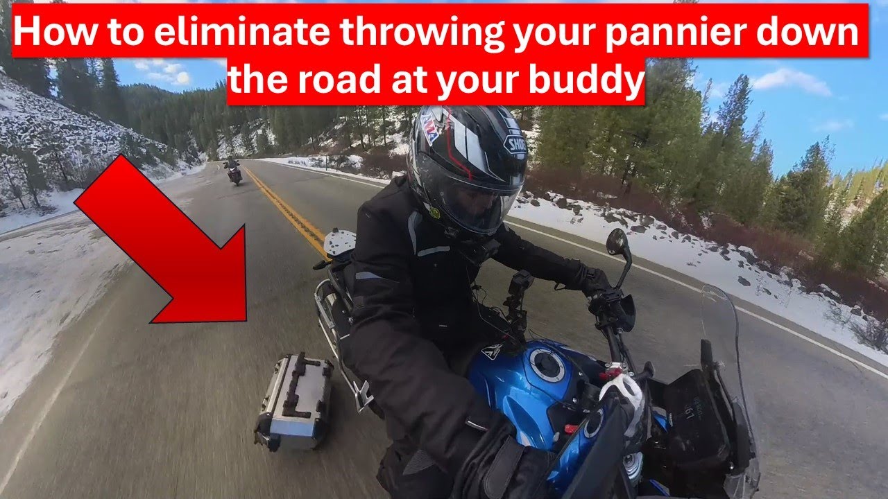 Как избежать ситуации, когда вы бросаете свою велосипедную сумку в друга на дороге