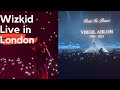 Wizkid gives tribute to Virgil Abloh | Performs with Chris Brown, Tems, Buju and more in London.