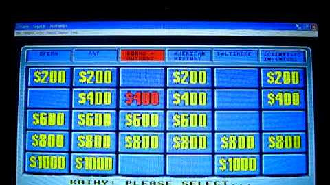 Jeopardy! SEGA CD Gameplay 1 (First Redemption) Part 3