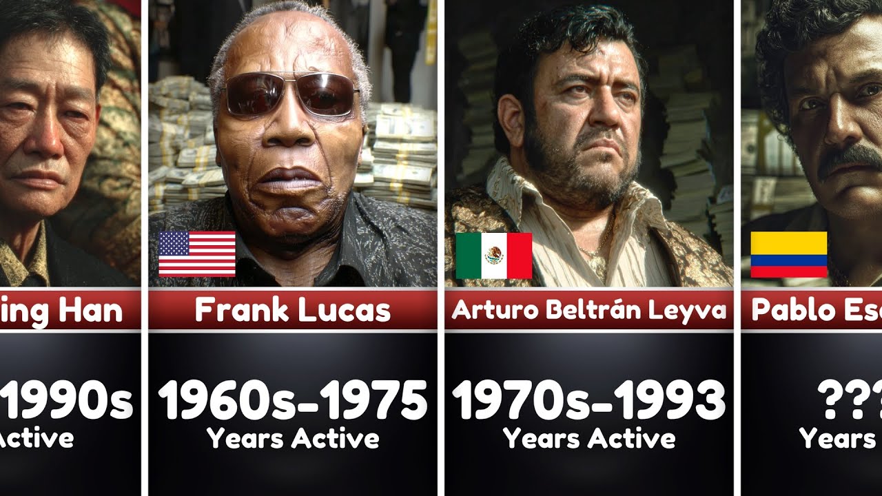 Most Powerful Drug Lords of All Time | Where did they end up? - YouTube