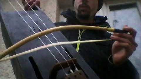 3 string Tagelharpa/jouhikko/bowed lyre