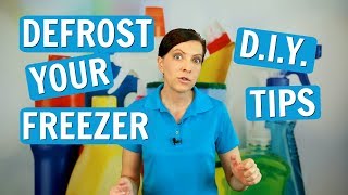 How to Defrost A Freezer  DIY Hacks  House Cleaning Tutorial