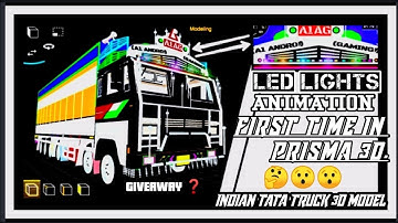 Prisma 3d Tata Indian truck 3d model in android.by a1 andro gaming