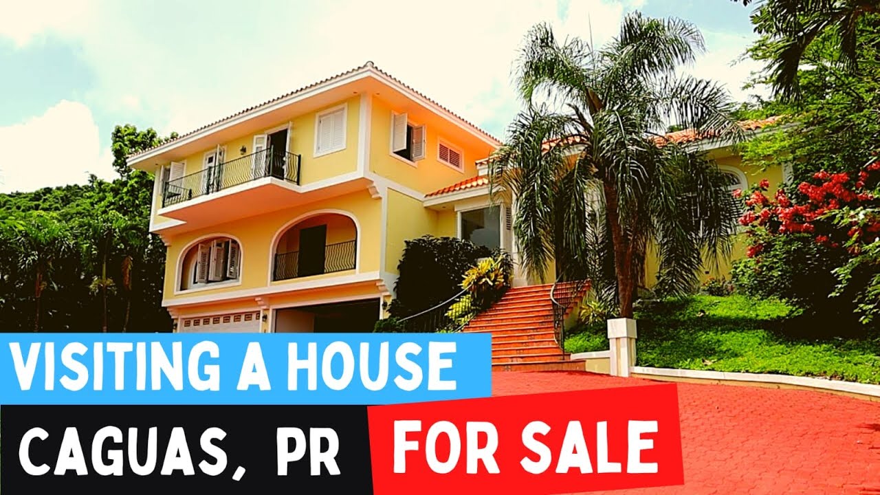 Visité casa de lujo a la venta en Caguas PR con piscina