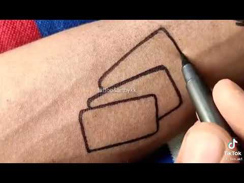 Kalemle basit dövme yapma