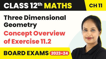 Concept Overview of Exercise 11.2 -Three Dimensional Geometry | Class 12 Maths Ch 11 CBSE/IIT-JEE