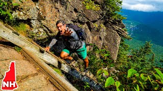 Hiking the TERRIFYING Ladder to Cannon Mountain & Lonesome Lake | White Mountains NH