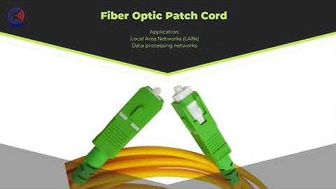 Single Mode SC/APC -SC/APC Fiber Optical Patch Cord 10M Low Loss Return Loss 60dB