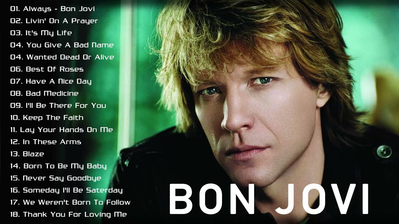 ⁣The Best Of Bon Jovi || Bon Jovi Greatest Hits Full Album