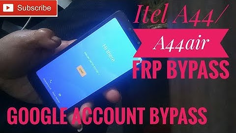 Itel A44(L5502) Frp Unlock Without Pc !! Bypass google Account Lock 100%