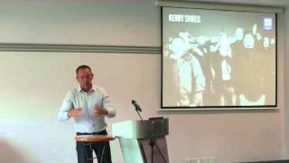 Kenny Shiels presenting at the Supporters Direct Scotland '14 Conference