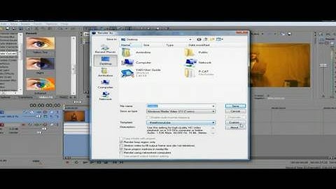 Youtube HD & Widescreen Settings For Sony Vegas Pro 9.0