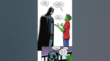 Beast Boy's Heartwarming Encounter with Batman!