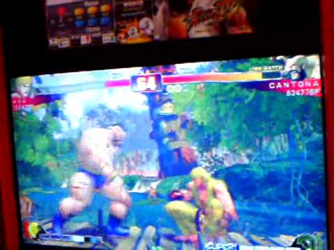 Wao (Ken)/Sabin (Dhalsim) vs CANTONA (Zangief) @ Sega Avion 9/23/09