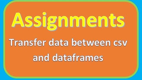 QnA Data Transfer Between CSV and Dataframe | Case Study based questions | IP Class 12