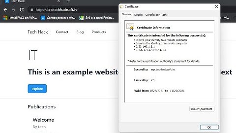 How To Secure Erpnext (Nginx) with Let