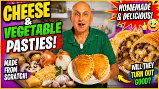 I Made CHEESE & VEGETABLE PASTIES… But What Is SUEDE Doing In There! 😂🥟