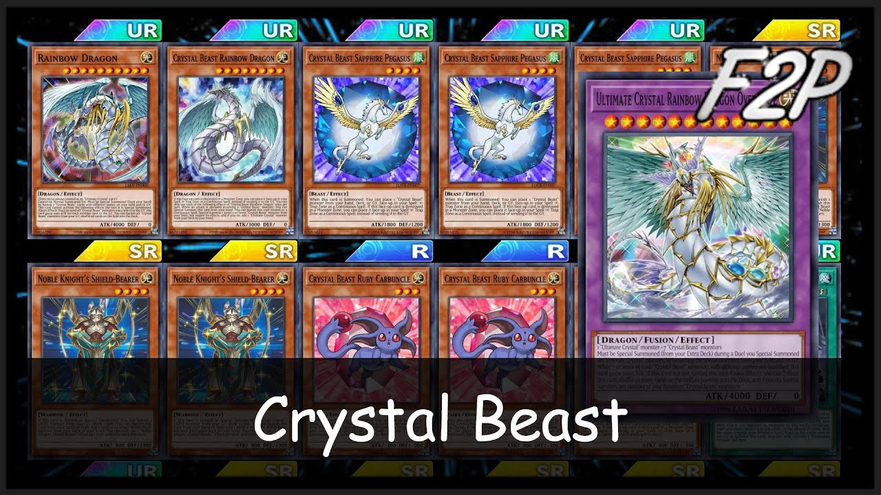 CRYSTAL BEAST RAINBOW DRAGON - F2P/P2W Deck Analysis & Testing [Yu-Gi-Oh!  Duel Links]
